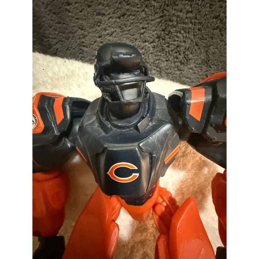 Chicago Bears‎ NFL Fox Sports Cleatus Robot Action Figure Orange Navy Blue White